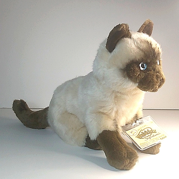 Ganz Webkinz Signature Plush Realistic Siamese Cat Retired wks 1034 Unused Code - Picture 4 of 15
